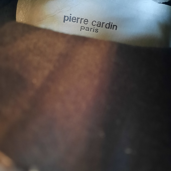 Y2K Pierre Cardin Womens Taupe/Brown Leather Ankle Boots Booties Size 38/US 7.5 - Picture 7 of 9